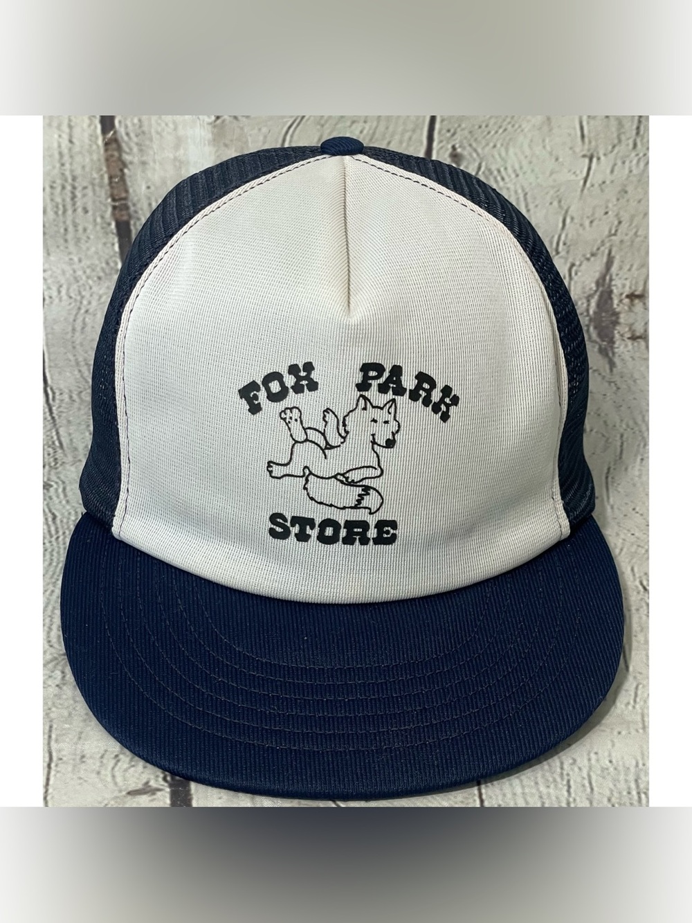 Vintage Fox Park Store Snapback Trucker Hat